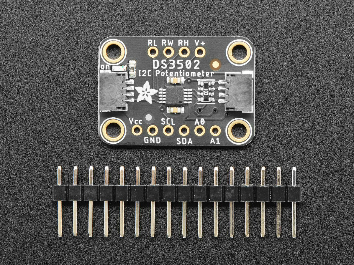 Ds3502 Adafruit DS3502 I2C Digital 10K Potentiometer Breakout - Elmwood ...
