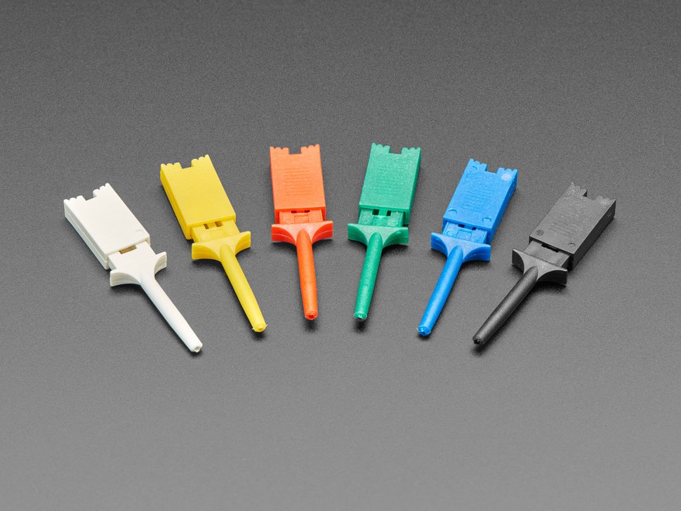 Basic Multi-Color Micro SMT Test Hooks (6-pack)