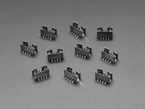 JST PH 4-pin Vertical Connector (10-pack) - STEMMA