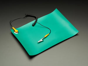 Anti-Static ESD Rework Mat with Grounding Clip - A4 Size