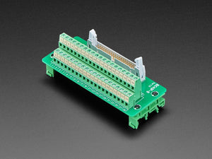 DIN Rail 2x20 IDC to Terminal Block Adapter Breakout