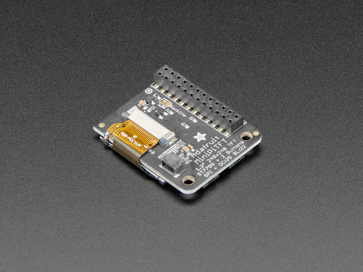 Adafruit Mini PiTFT 1.3" - 240x240 TFT Add-on for Raspberry Pi ...