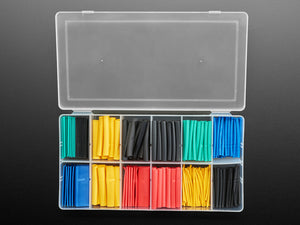 Pre-Cut Multi-Colored Heat Shrink Pack Kit - 280 pcs