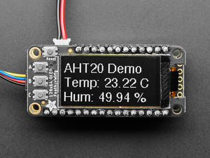 Adafruit FeatherWing OLED - 128x64 OLED Add-on For Feather