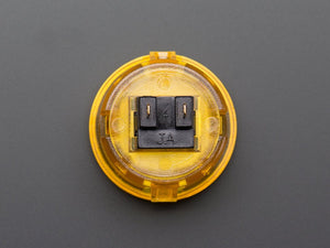 Arcade Button - 30mm Translucent Yellow