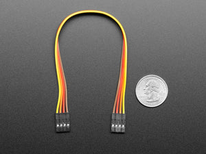 2.54mm 0.1" Pitch 4-pin Jumper Cable - 20cm long