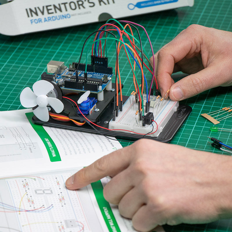 Arduino Inventio Inventor's Kit for the Arduino - Elmwood Electronics