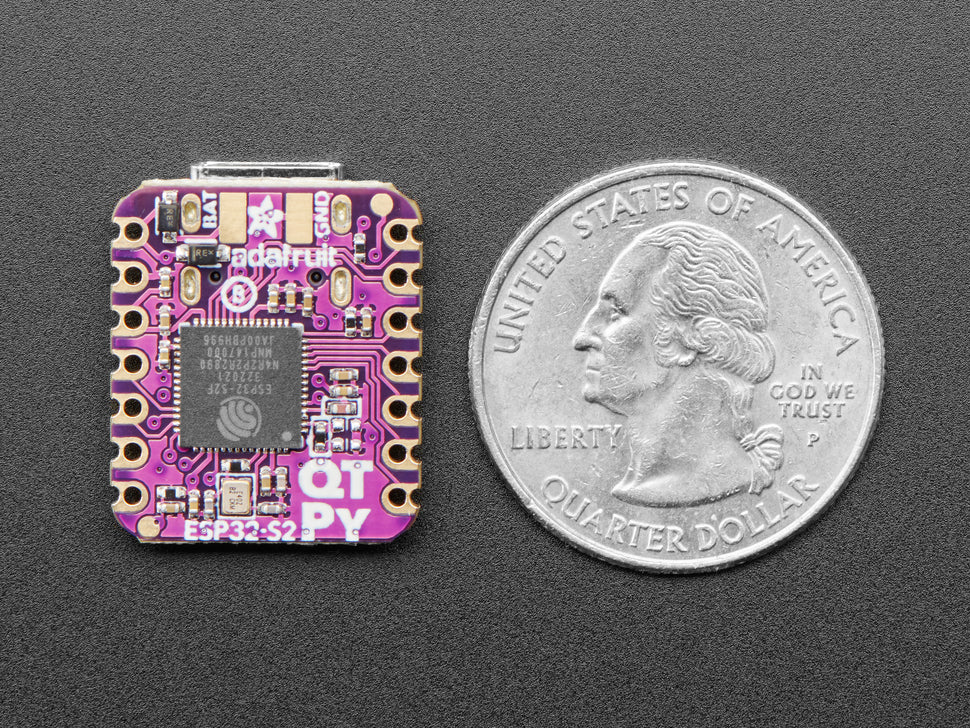 Adafruit QT Py ESP32-S2 WiFi Dev Board with uFL Antenna Port - STEMMA ...