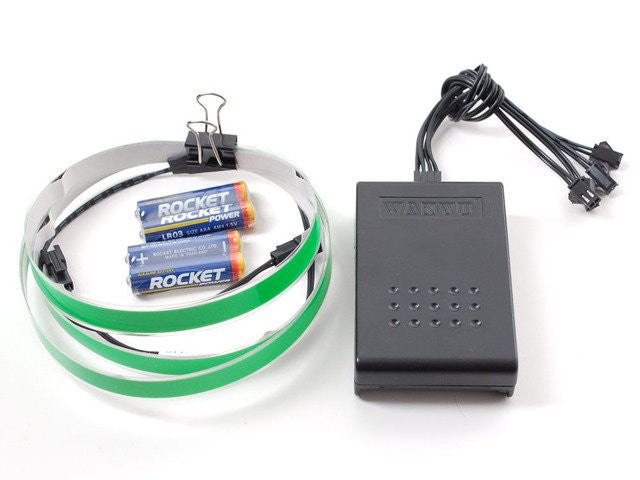 Electroluminescent (EL) Tape/Strip Starter Pack - 100cm - Green