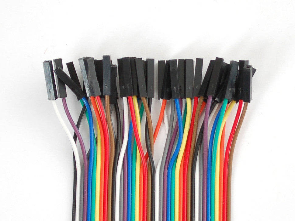 Premium Female/Female Jumper Wires - 40 x 3" (75mm)