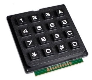 Keypad- 16 Button Numeric with ABCD - Elmwood Electronics
