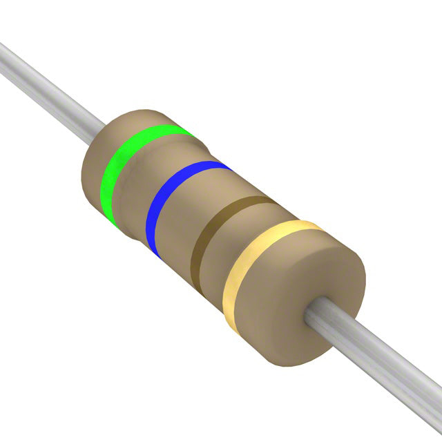 560 Ohms ±5% 0.25W, 1/4W Through Hole Resistor