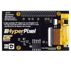 HyperPixel 4.0 - Hi-Res Display for Raspberry Pi – Non-Touch