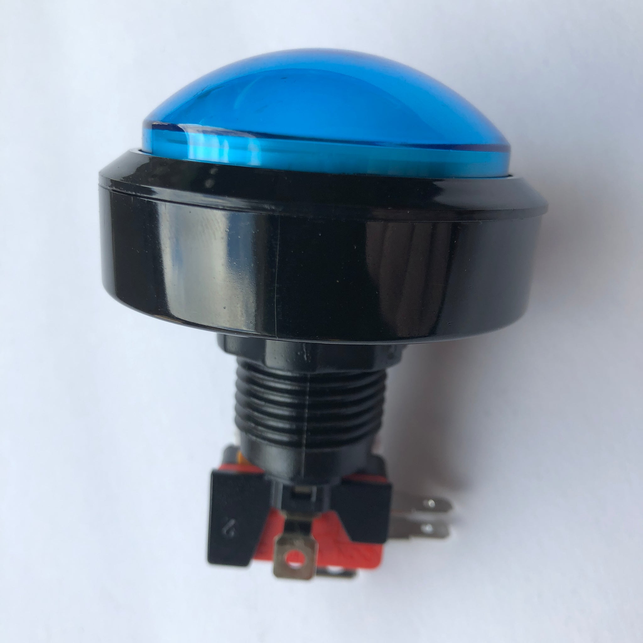 Large Arcade Button Large Arcade Button with LED - 60mm Blue - Elmwood Electronics