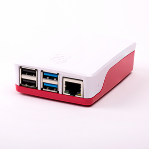 Official Raspberry Pi 4 Case in Red/White