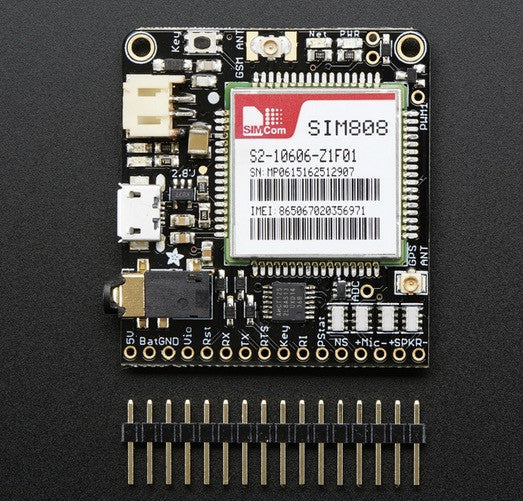 Adafruit FONA 808 - Mini Cellular GSM + GPS Breakout