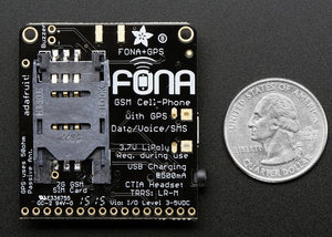 Adafruit FONA 808 - Mini Cellular GSM + GPS Breakout