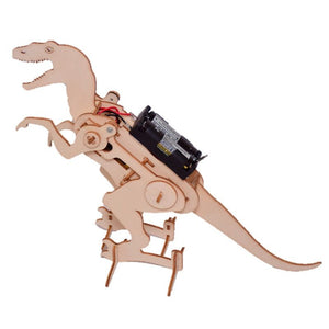 DIY Wooden Robotic Dinosaur (with Batteries)