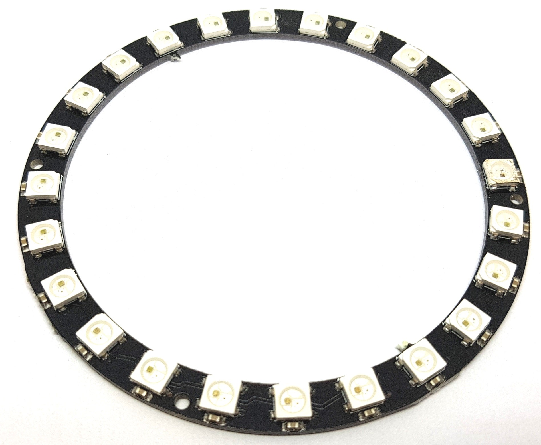 24x WS2812-compatible 5050 RGB LED Ring - Elmwood Electronics