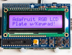 Adafruit RGB Positive 16x2 LCD+Keypad Kit for Raspberry Pi